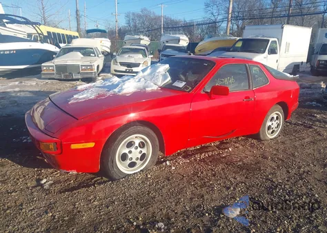 1989 Porsche 944 z USA, uszkodzony, nr VIN WP0AA0943KN450299